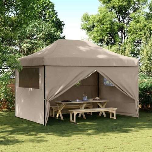 Šator za svadbe - &scaron;ator za zabave Sivo-smeđa 279 x 410 x 315 cm Oxford tkanina Cijene