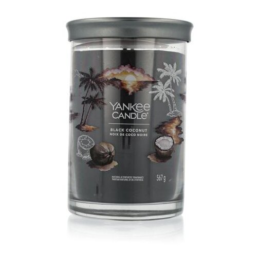 Yankee Candle Signature Black Coconut Tumbler 567 g di&amp;scaron;eča svečka Slike