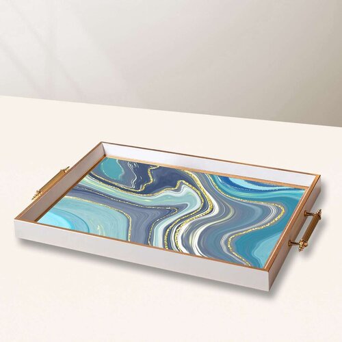 Aberto Design Poslužavnik TPB10009 50 x 29 x 3.5 cm, Šareni Cene