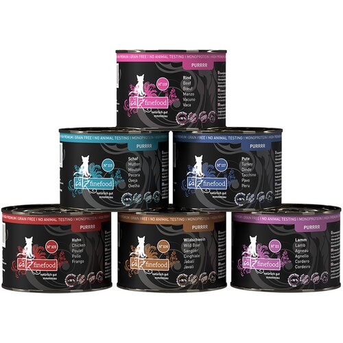  Ekonomično pakiranje catz finefood Purrrr 12 x 200 g - Mješovito pakiranje I (6 vrsta) Cene
