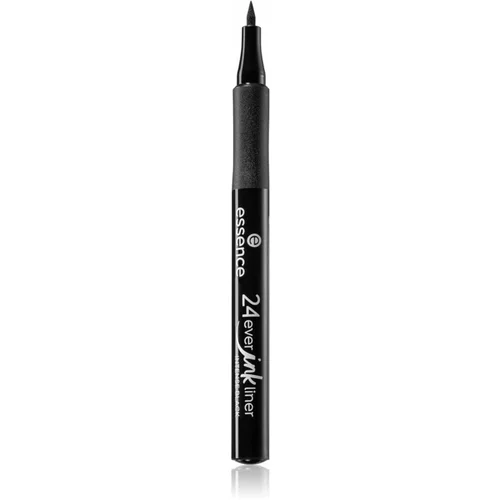 Essence 24Ever Ink Liner vodootporno tuš za oči za preciznu primjenu 1,2 ml nijansa Intense Black