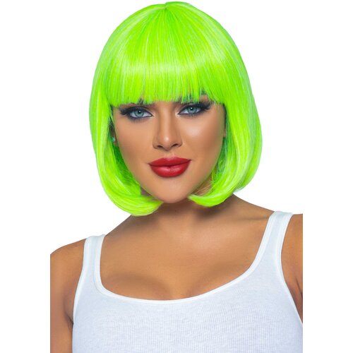 Leg Avenue Short Bob Wig 30cm Neon Green Slike