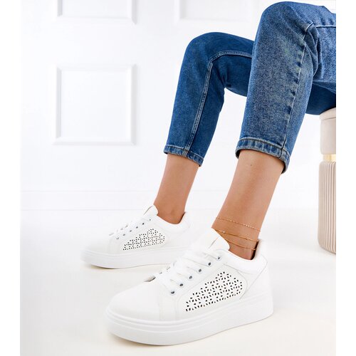 Gemre White platform sneakers Remmi Slike