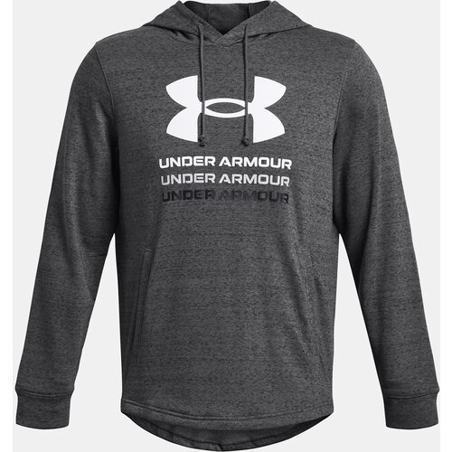 Under Armour Sweatshirt UA Rival Terry Graphic Hood-GRY - Men's Cene