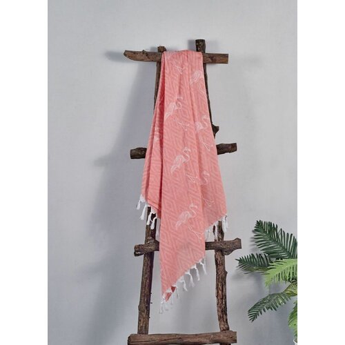 flamingo - salmon salmon fouta (beach towel) Slike