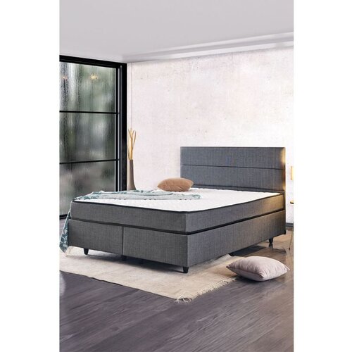 Hanah home Silver 90x200 cm Single Size Firm Mattress WhiteGrey Mattress Cene