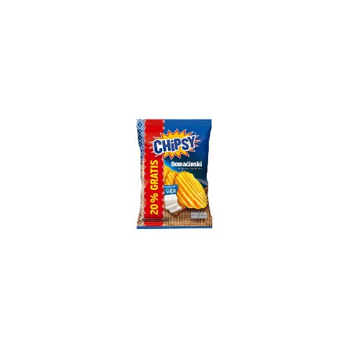 Marbo chipsy domaćinski čips sa ukusom sira 72g kesa Slike