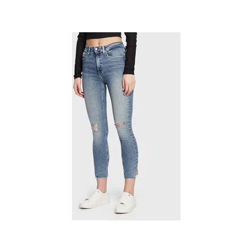 Calvin Klein Jeans Jeans hlače J20J220204 Modra Skinny Fit