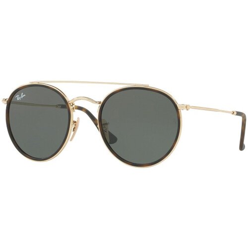 Ray-ban Round Double Bridge RB3647N 001 ONE SIZE (51) Havana/Zelena Slike