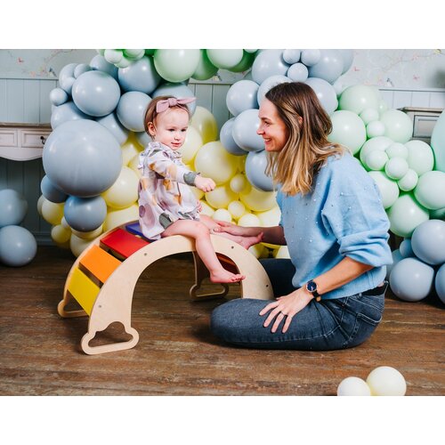 ToddlerInFamily MONTESSORI LJULJA�KA - DUGA (VI�E BOJA)-Natur Cijene