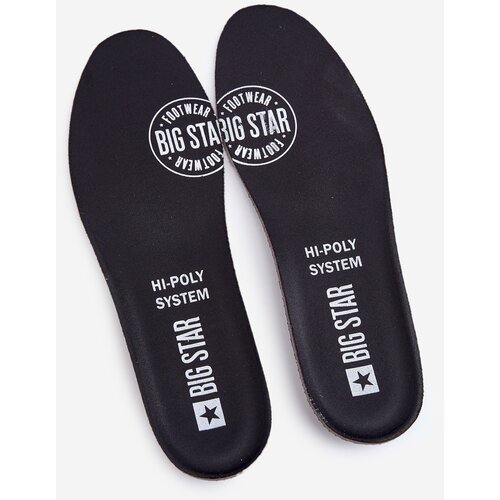 Big Star Insoles Shoes Memory Foam System 2 Pairs Black Slike