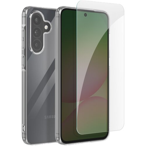 Oem Mayaxess, Zaščitni paket za Samsung Galaxy A56 Soft Shell in kaljeno steklo, Prozorno, (5000215758) Cene