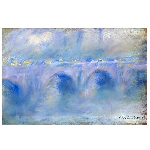 Fedkolor Razmnožavanje slici Claude Monet - Le Pont de Waterloo, 90 x 60 cm Cijene