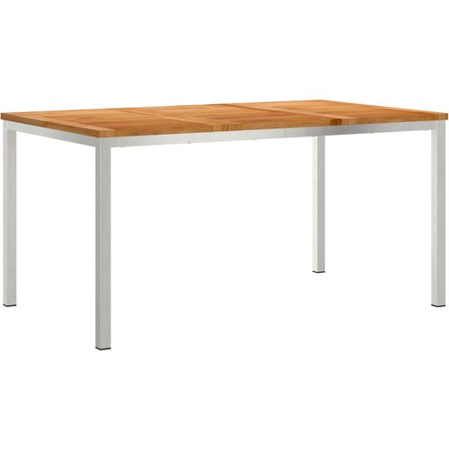 vidaXL Stol za vanjske obroke 150x90x75 cm od masivnog drva tikovine Cijene