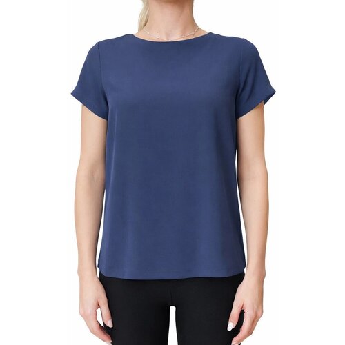 Linea Emme Marella Majice s kratkimi rokavi 2615111021 Modra Cene