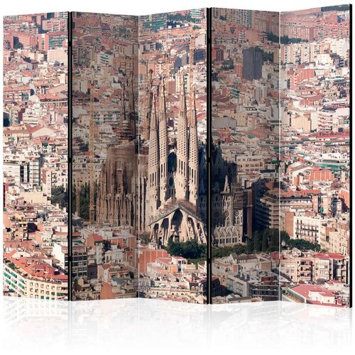  Paravan u 5 dijelova - Heart of Barcelona II [Room Dividers] 225x172 Cijene