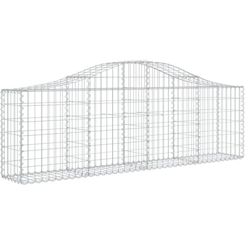  Lučne gabionske ko&amp;scaron;are 30 kom 200x30x60/80 cm pocinčano željezo Slike
