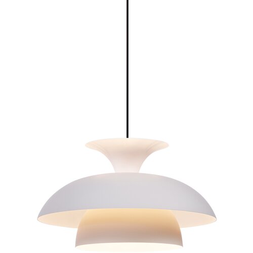 QAZQA Scandinavische hanglamp beige met witte binnenkant - Titus Cene