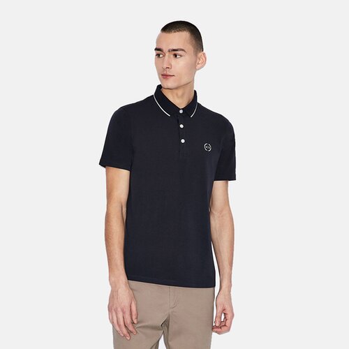 Armani Exchange Majica crna / bijela Cijene