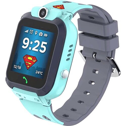  pametni sat superman waterproof smartwatch tirkizno-sivi Cene