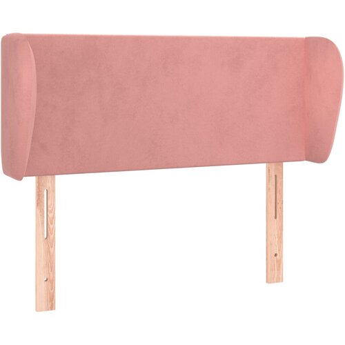 Maison Chic posteljno vzglavje - vzglavna omarica - nočna omarica z u&amp;scaron;esi roza 103x23x78/88 cm žamet, (21709131) Slike