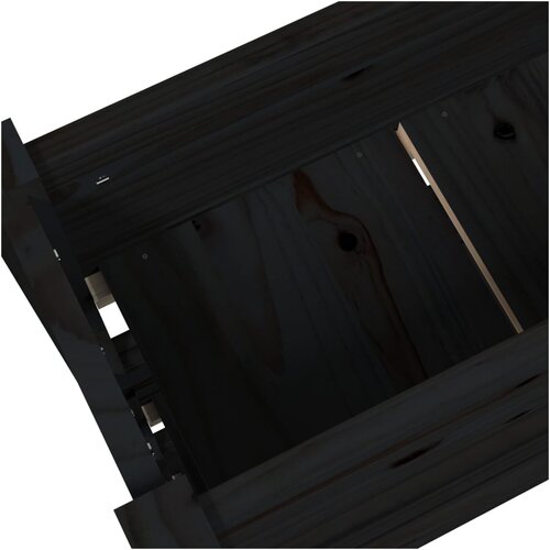  Sadilica crna 77 x 25 x 104,5 cm od masivne borovine Slike
