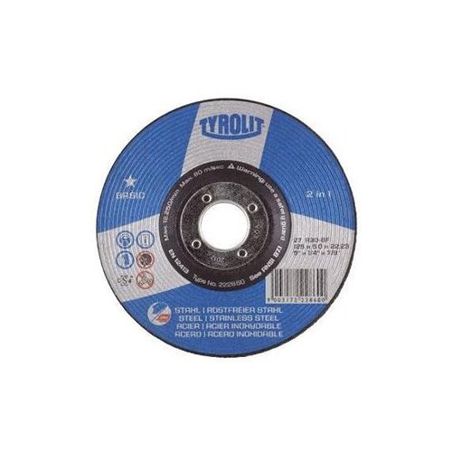  Ploča brusna za metal 178x6x22mm 2u1 FC TYROLIT Cijene