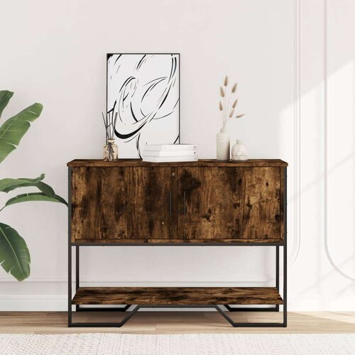  Konzolni stol boja hrasta 100 x 35 x 74 5 cm konstruirano drvo Slike