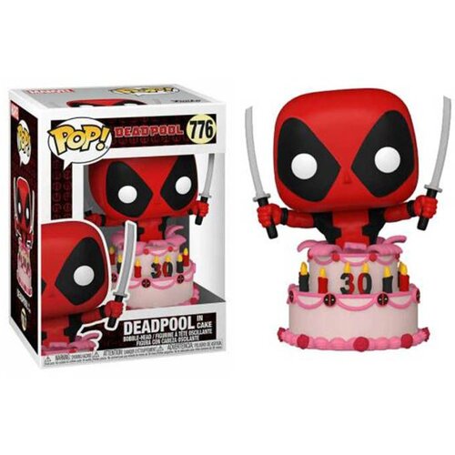 Funko Bobble Figure Deadpool POP! - Deadpool in Cake Cene