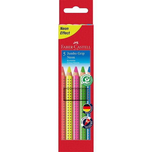  Barvice faber-castell jumbo grip neon 1/5 FABER-CASTELL Cene