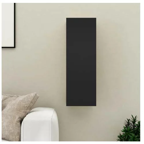  TV omarica črna 30,5x30x90 cm iverna plošča