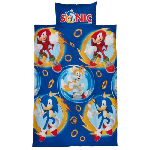 Set posteljine Sonic 140x200 plava DS ( 7387680 ) Slike