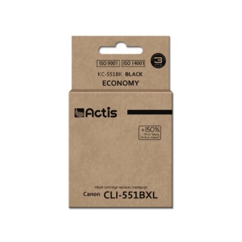 Actis KC-551Bk Ink (replacement for Canon CLI-551BK; Standard; 12 ml; black) Cijene