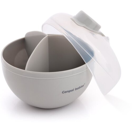 Canpol Milk Powder Container dozirnik su&amp;scaron;enega mleka Grey 1 kos Slike