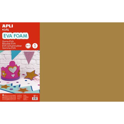 Apli Eva pena rjava 400x600x2mm 5 kos, (20393048) Cene
