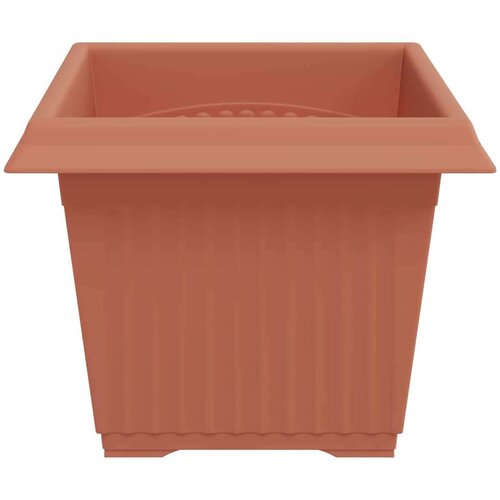  Kvadratna saksija za cvijeće 6 pcs Crvena cigla - Crvena cigla 33 x 33 x 26 cm 6 Slike