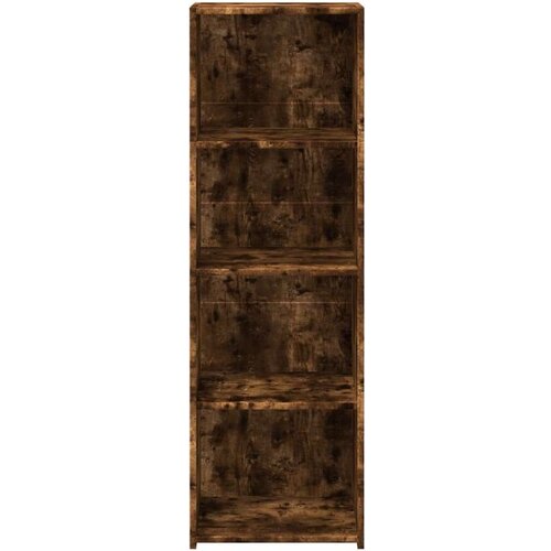 VidaXL Visoka omara dimljeni hrast 40x41x124 cm inženirski les Slike