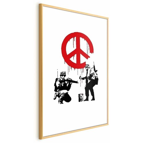  Plakat - CND Soldiers 29.7x42 Zlatni okvir s margom Cene