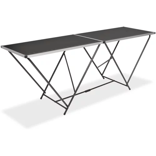 Sklopivi stol za lijepljenje od MDF-a i aluminija 200 x 60 x 78 cm
