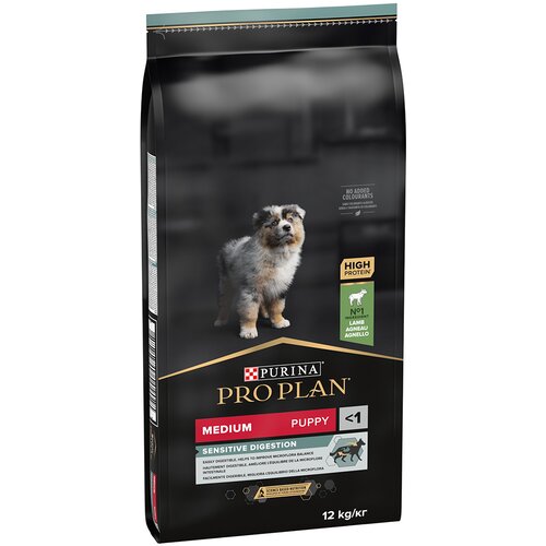 Purina PRO PLAN Medium Puppy jagnjetina & riž Sensitive Digestion - 12 kg Cijene