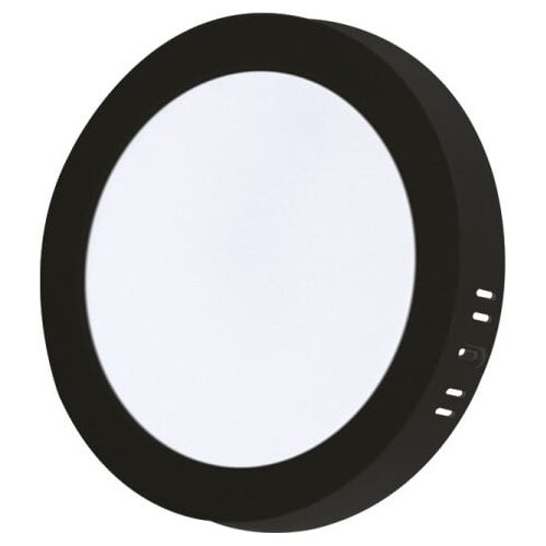 Xled 24W 4000K black Nadgradni okrugli LED panel plasticni,2640Lm,φ290*31mm,Ra80,IP20 crn Cene