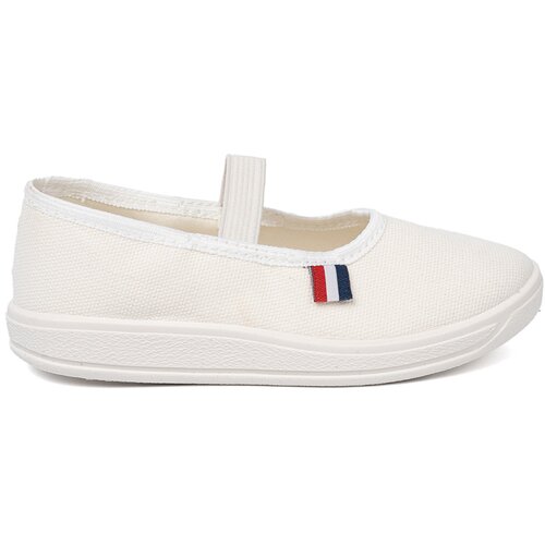 Shelvt Lightweight white shoes with elastic belt Cene