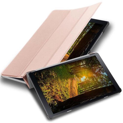 Ohi&scaron;je tablete združljiv s Samsungom v pastelnem rožnem zlatu - ultra tanek za&scaron;čitni pokrov z avtobusom in stojalo za samodejno budnost in s, (20608278) Cene