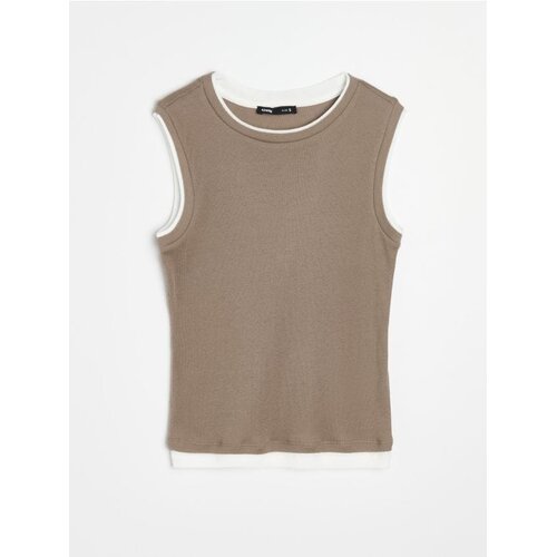 Sinsay Top bez rukava s udjelom pamuka Slike