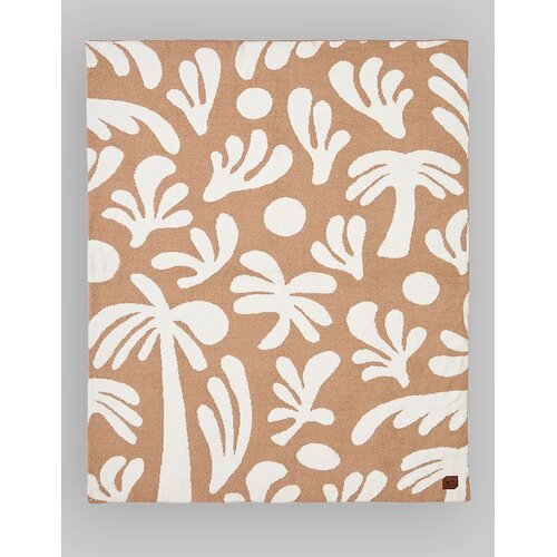 Slowtide Kingston Plush Knit Throw Blanket mocha Slike