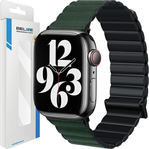 Beline pas za apple watch magnetic pro 38/40/41MM črno/zeleno ohi&scaron;je, (21969500) Cene
