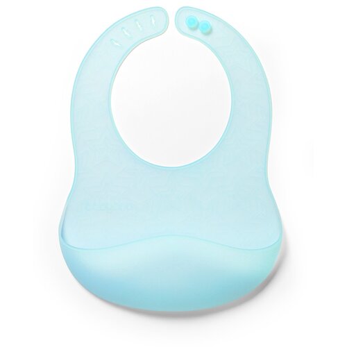 BabyOno Silikonski slinček ultrathin 6 m+, moder Cene