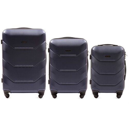 WINGS 147 set 3 kofera (l, m, s) plavi Cene