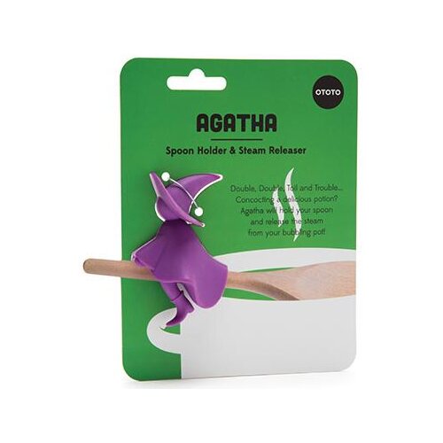 Ototo Design Agatha Purple Spoon Holder &amp;amp; Steam Releaser Slike