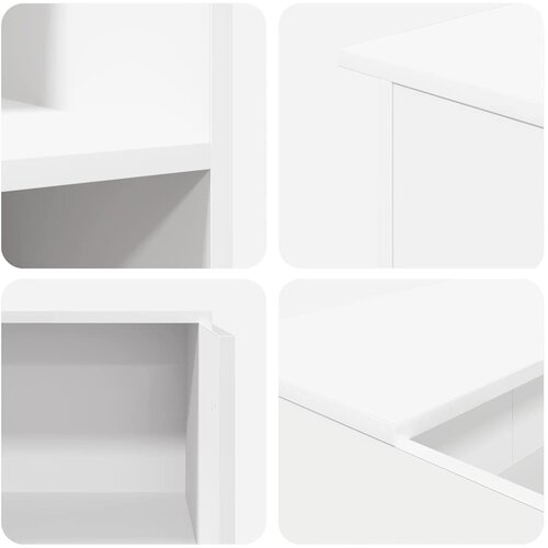  Recepcijski stol Bijeli 100x50x103,5 cm Inženirsko drvo Slike